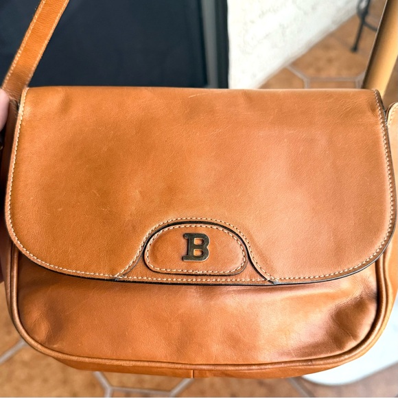 Bally Handbags - BALLY Brown Leather Crossbody Bag